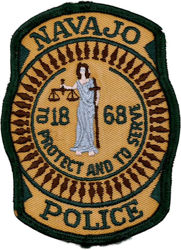 An image of a patch from Navajo Police