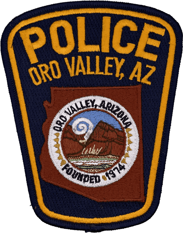 An image of a patch from Oro Valley Police