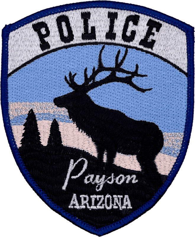 An image of a patch from Payson Police