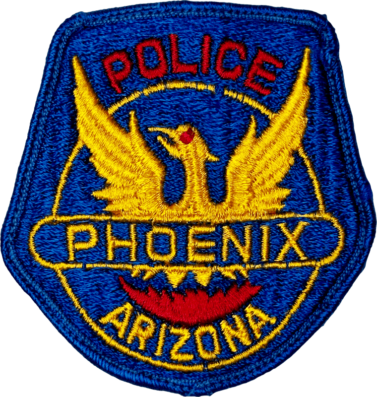 An image of a patch from Phoenix Police