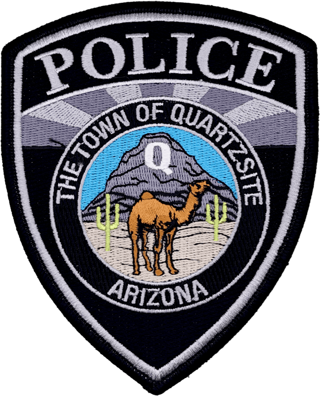 An image of a patch from Quartzsite Police