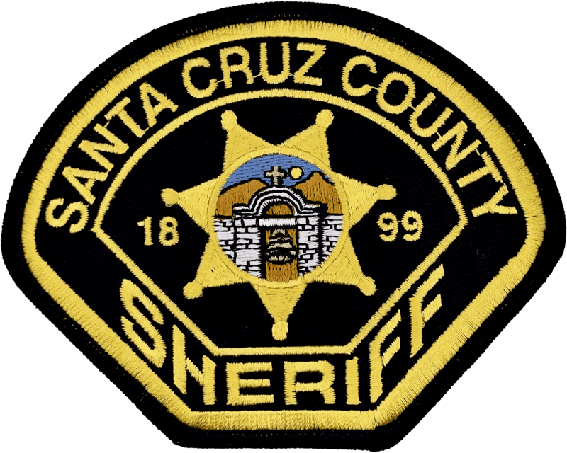 An image of a patch from Santa Cruz County Sheriff