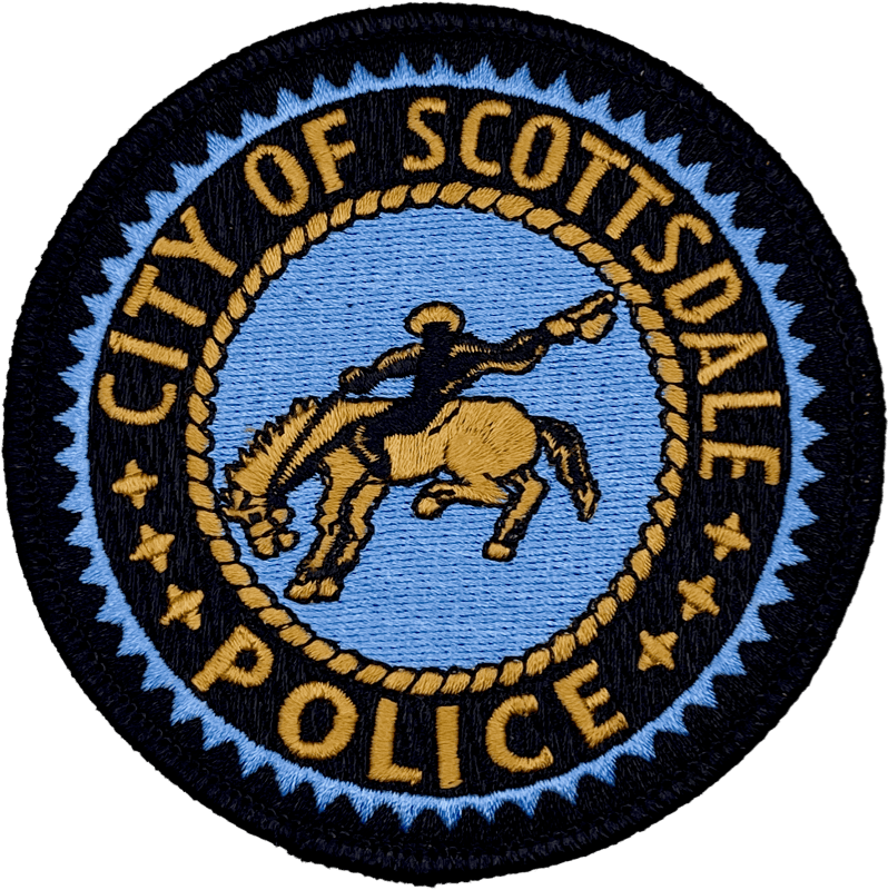 An image of a patch from Scottsdale Police