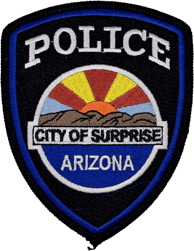 An image of a patch from Surprise Police