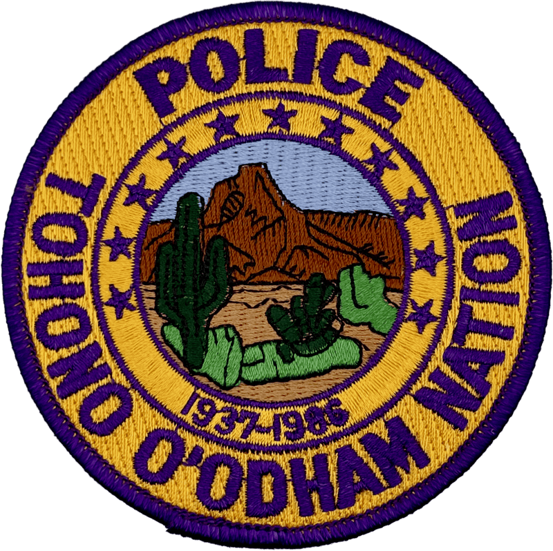 An image of a patch from Tohono O'odham (Papago) Police