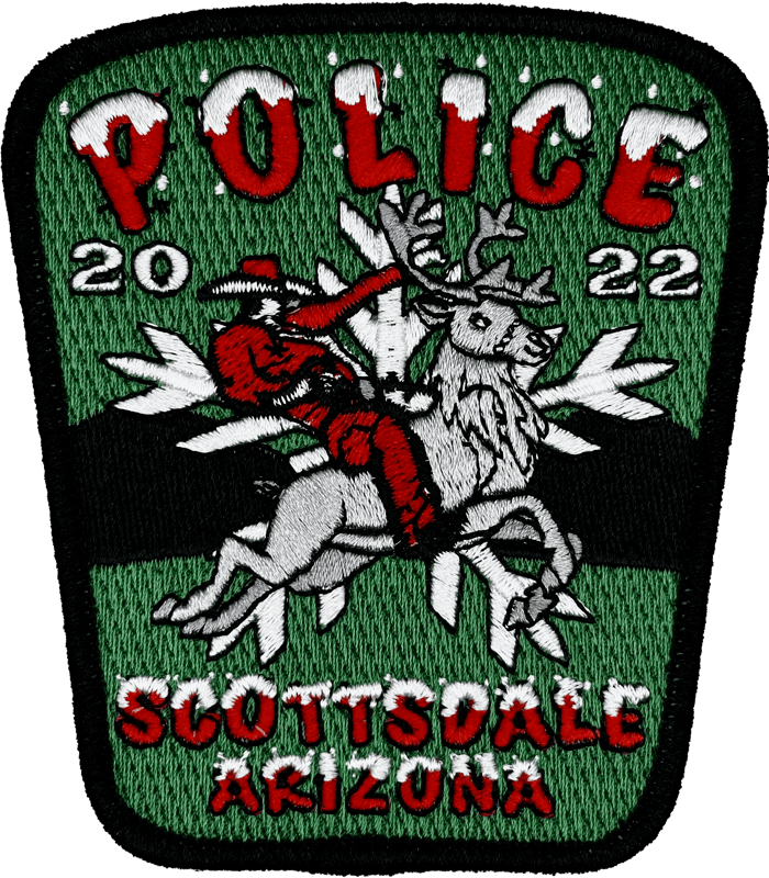 An image of a patch from Scottsdale Police