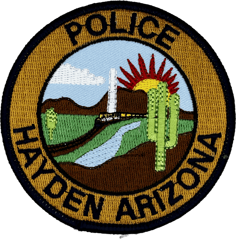 An image of a patch from Hayden Police