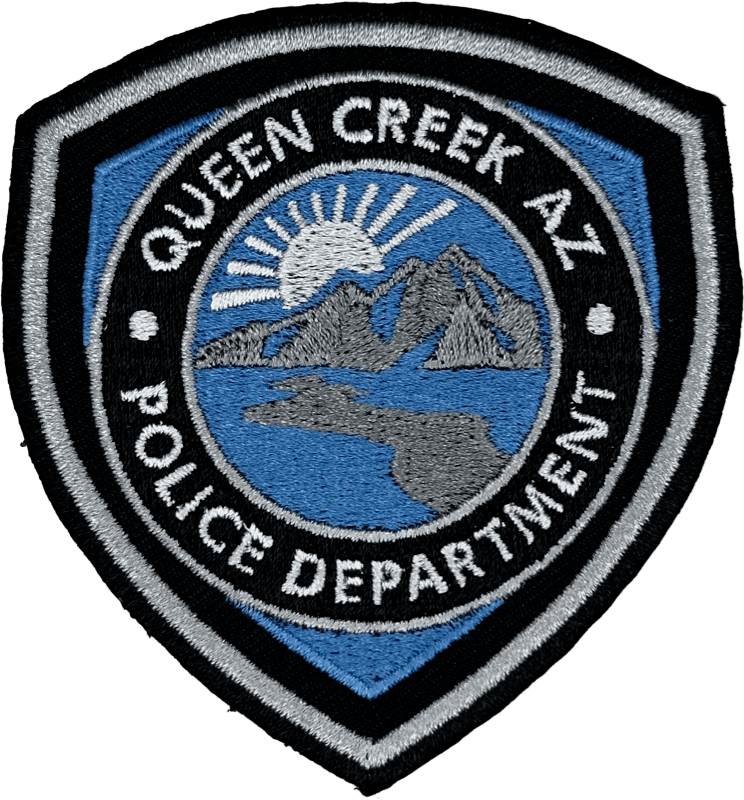 An image of a patch from Queen Creek Police