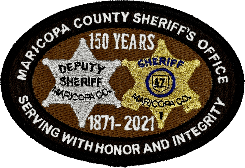 An image of a patch from Maricopa County Sheriff (MCSO)