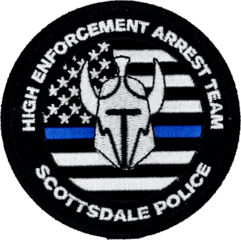 An image of a patch from Scottsdale Police