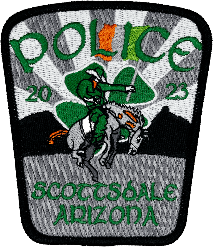 An image of a patch from Scottsdale Police