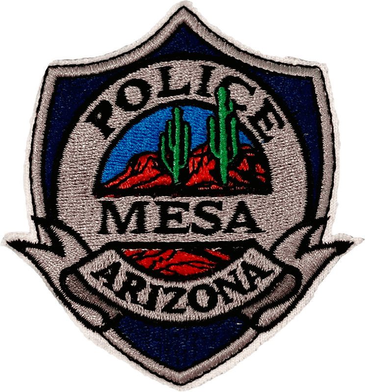 An image of a patch from Mesa Police