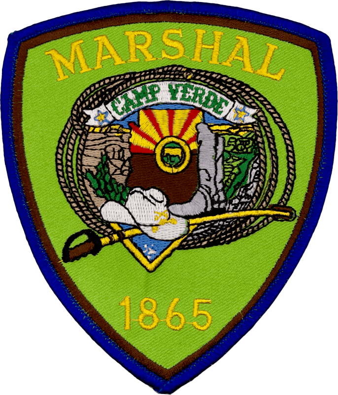 An image of a patch from Camp Verde Marshal