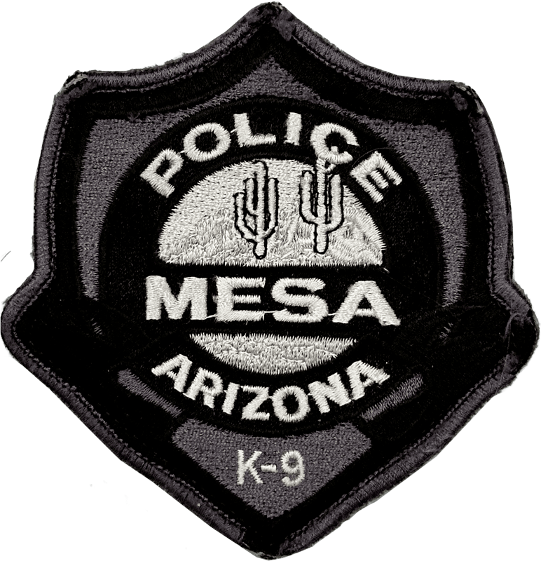 An image of a patch from Mesa Police