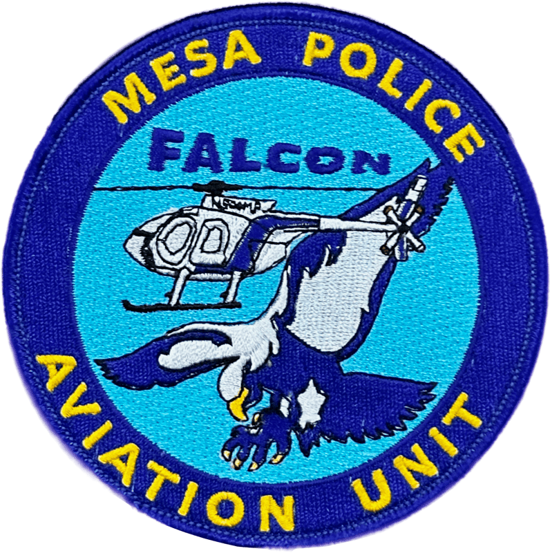 An image of a patch from Mesa Police