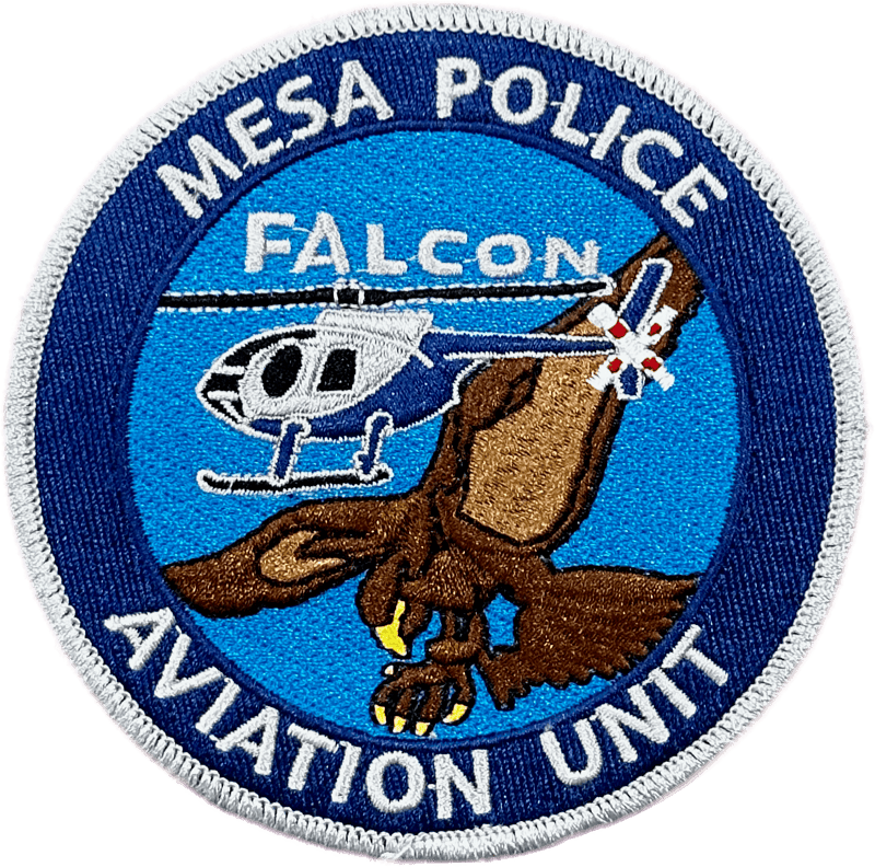 An image of a patch from Mesa Police