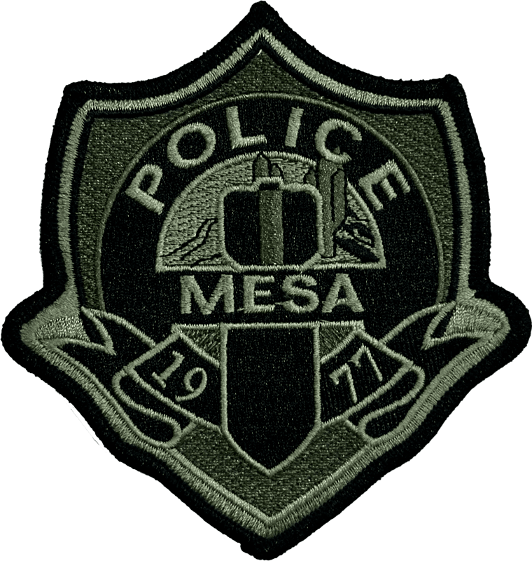 An image of a patch from Mesa Police