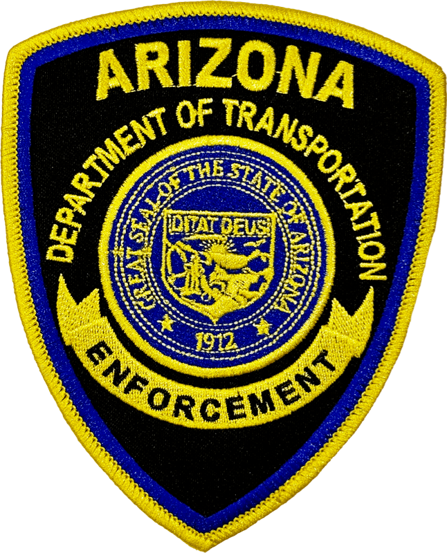 An image of a patch from Arizona Department of Transportation