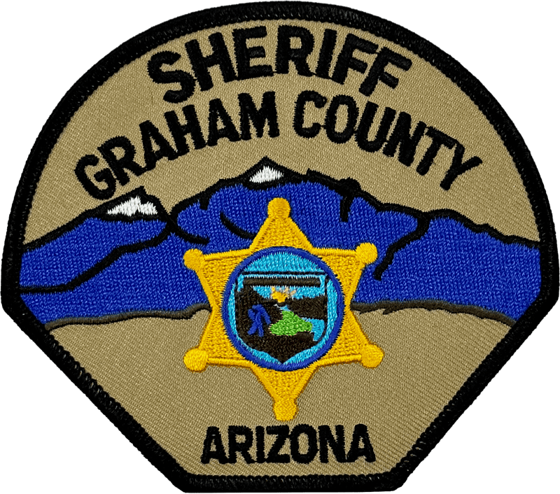 An image of a patch from Graham County Sheriff