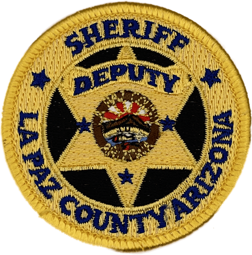 An image of a patch from La Paz County Sheriff