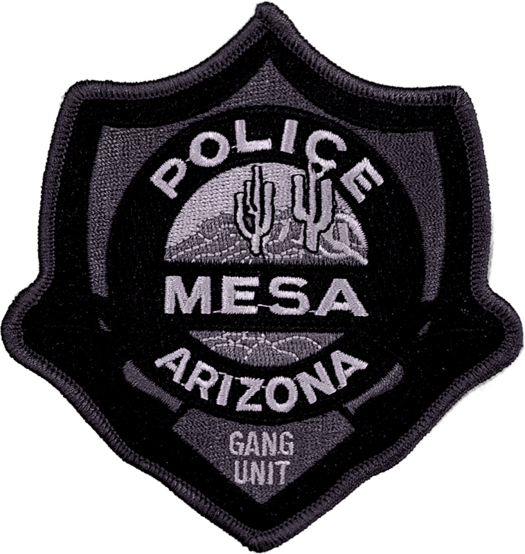 An image of a patch from Mesa Police