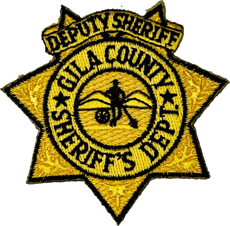 An image of a patch from Gila County Sheriff