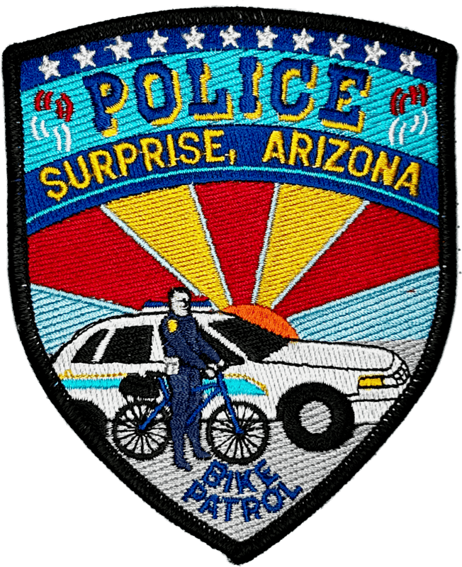 An image of a patch from Surprise Police