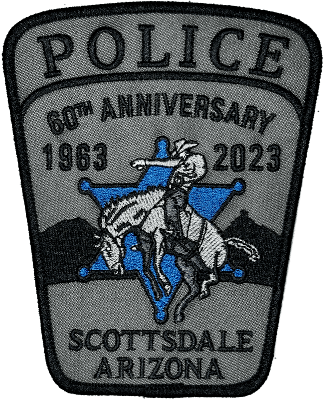 An image of a patch from Scottsdale Police