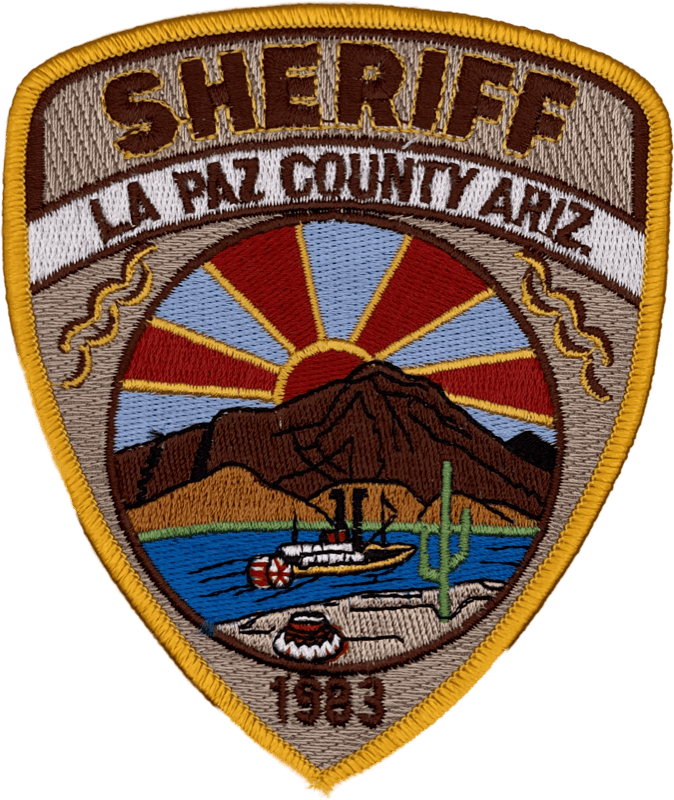 An image of a patch from La Paz County Sheriff