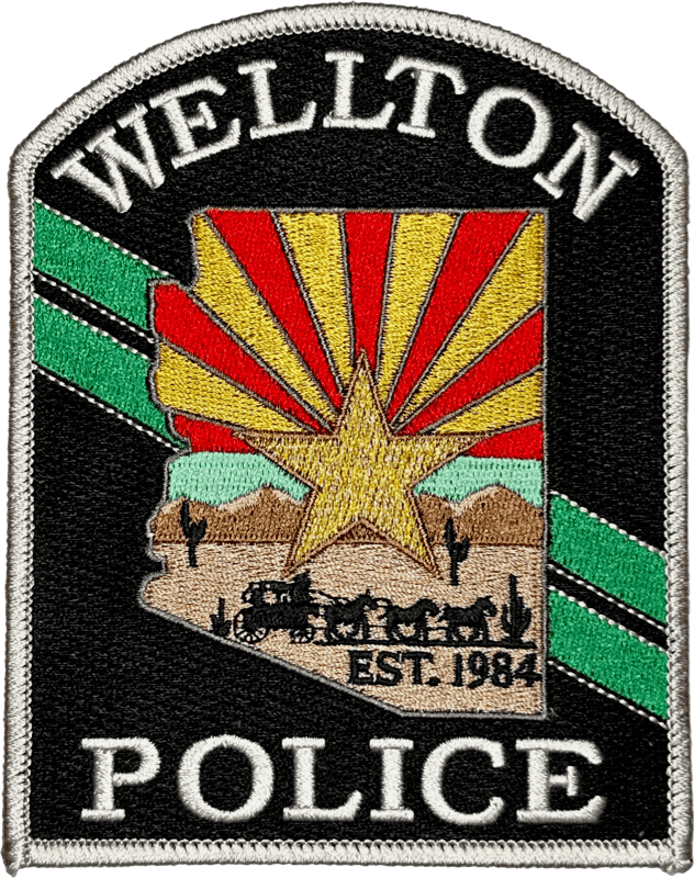 An image of a patch from Wellton Police