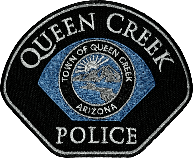 An image of a patch from Queen Creek Police