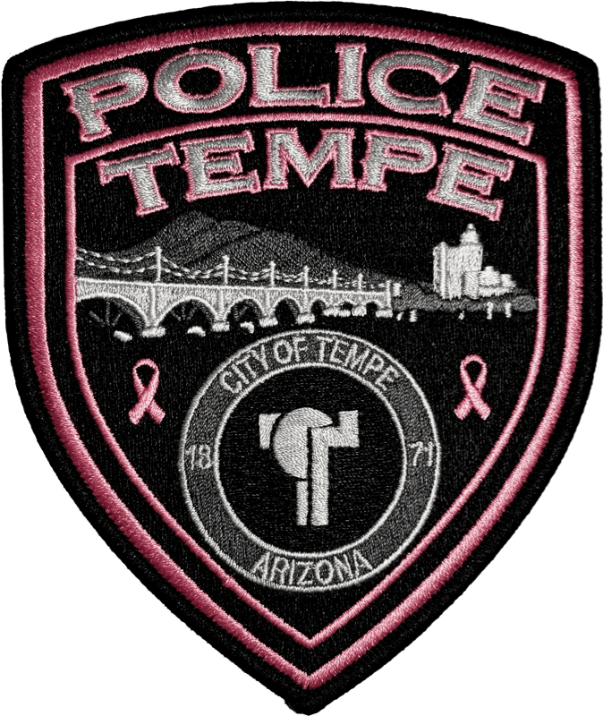 An image of a patch from Tempe Police