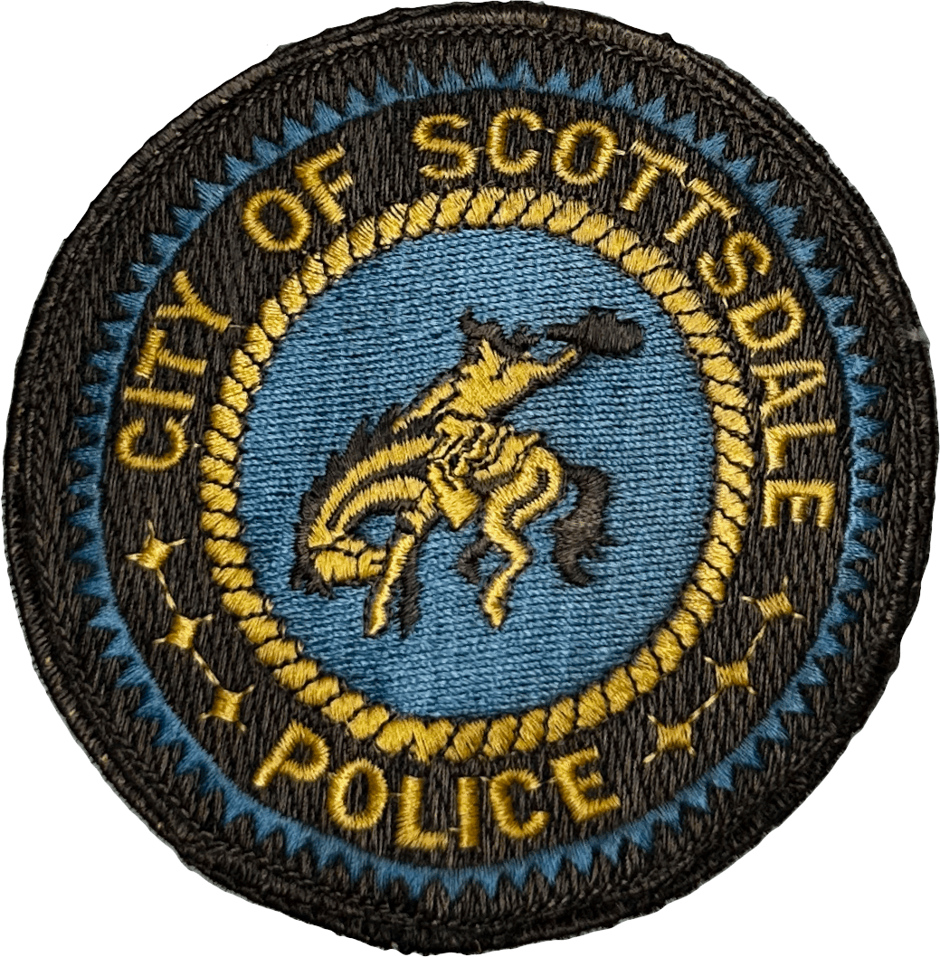 An image of a patch from Scottsdale Police