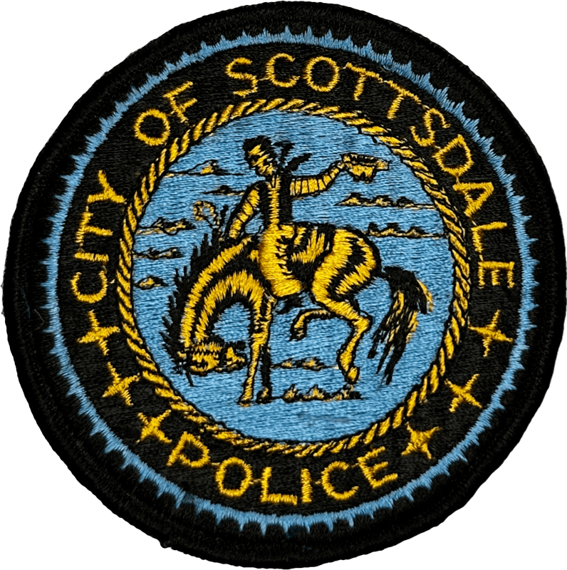 An image of a patch from Scottsdale Police