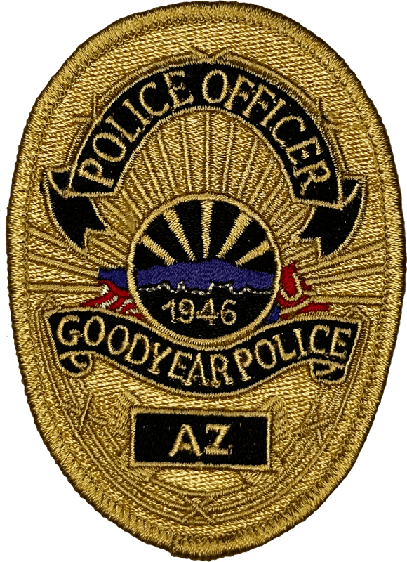 An image of a patch from Goodyear Police