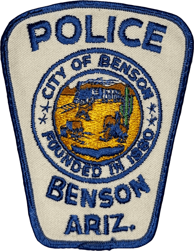 An image of a patch from Benson Police