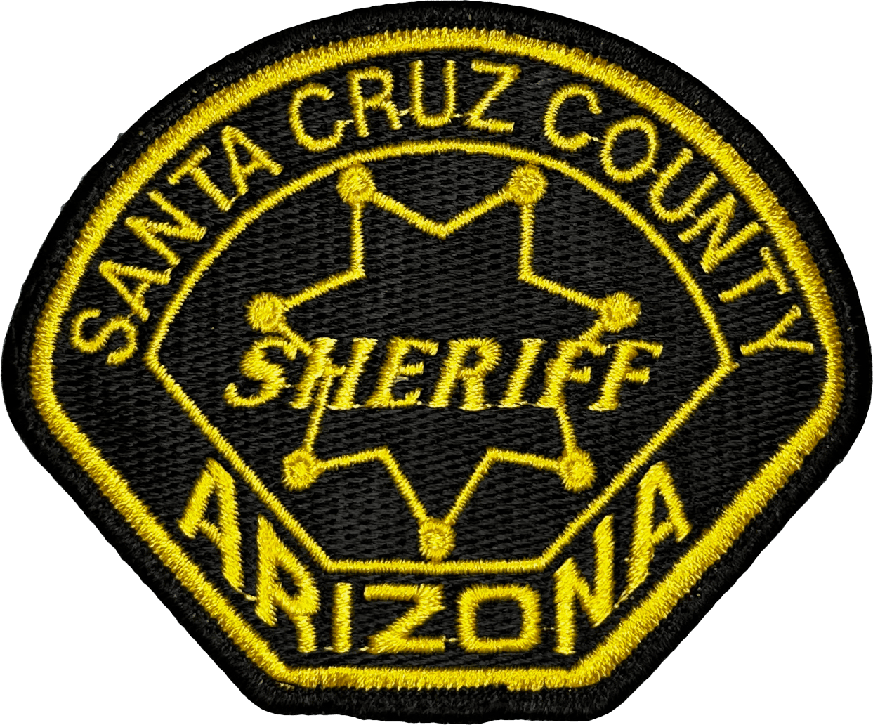 An image of a patch from Santa Cruz County Sheriff