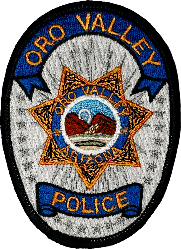 An image of a patch from Oro Valley Police