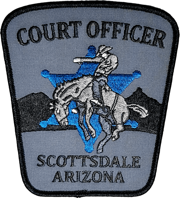 An image of a patch from Scottsdale Police