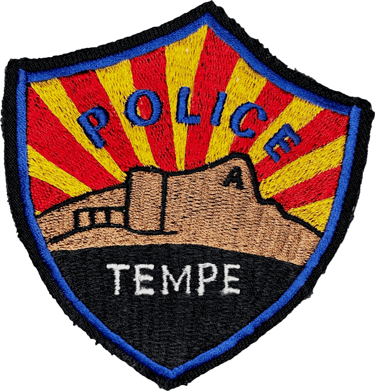 An image of a patch from Tempe Police