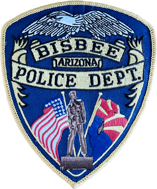 An image of a patch from Bisbee Police