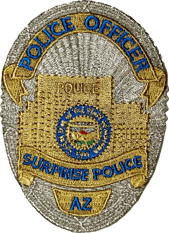 An image of a patch from Surprise Police