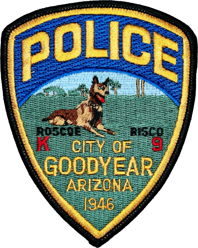 An image of a patch from Goodyear Police