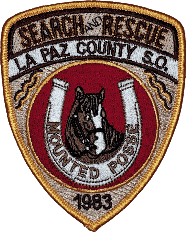 An image of a patch from La Paz County Sheriff