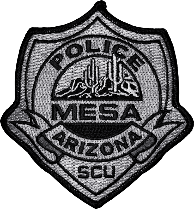 An image of a patch from Mesa Police