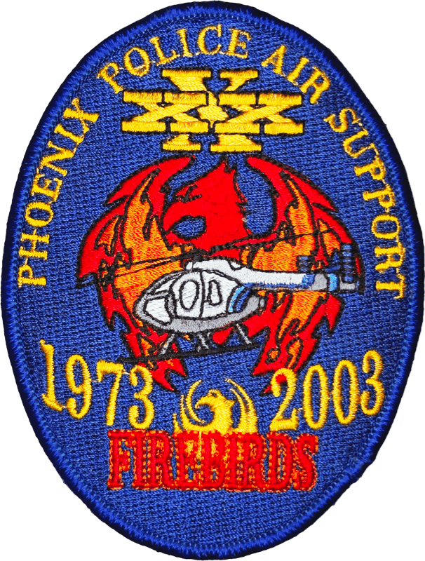 An image of a patch from Phoenix Police