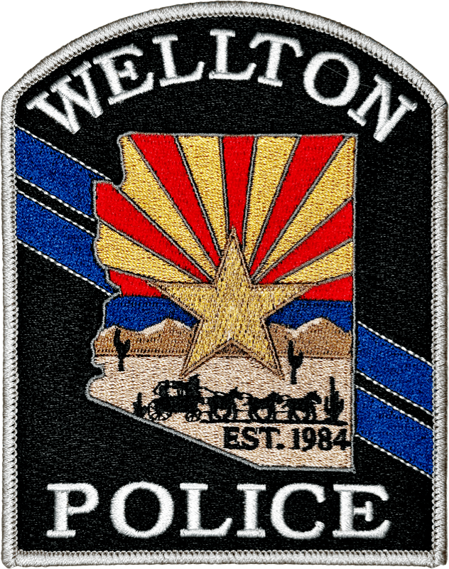 An image of a patch from Wellton Police