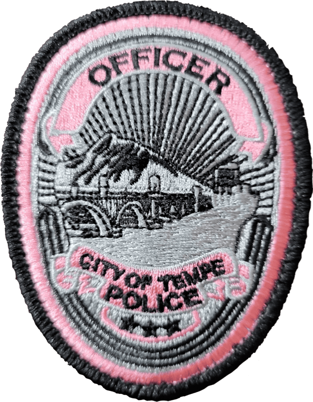 An image of a patch from Tempe Police