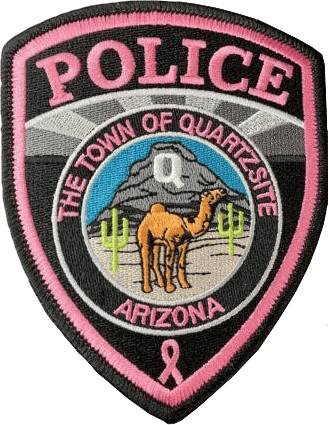 An image of a patch from Quartzsite Police