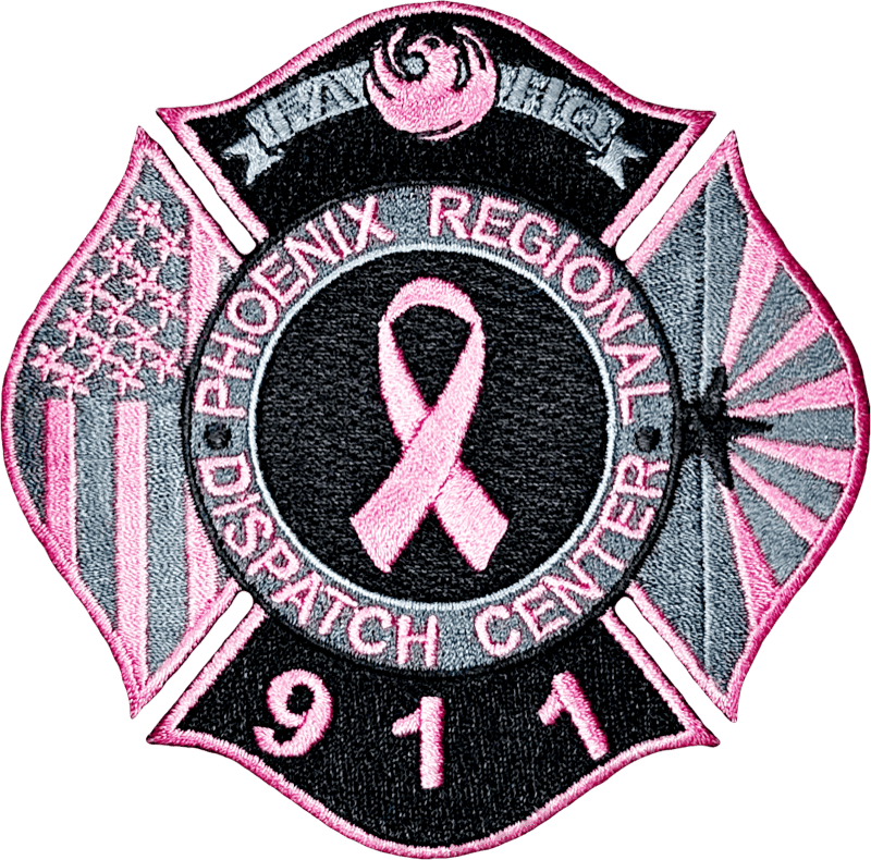 An image of a patch from Phoenix Regional Dispatch Center